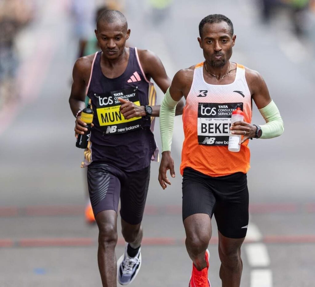 Marat N De Londres Kenenisa Bekele Con R Cord Master Podio Y