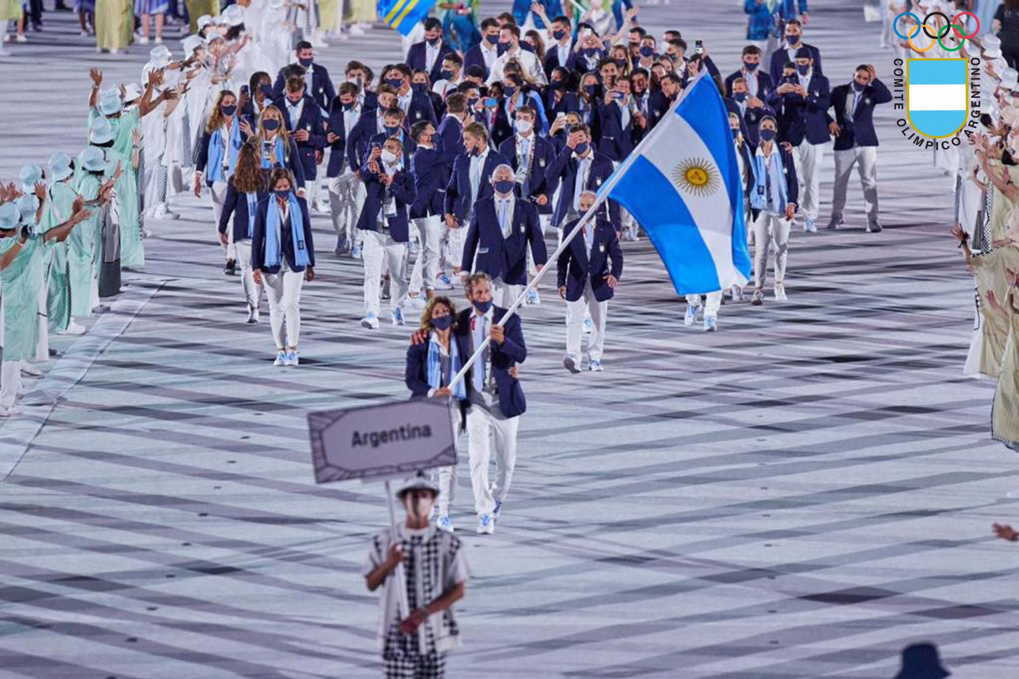 Pareto, Lange y Carranza, los protagonistas en el desfile