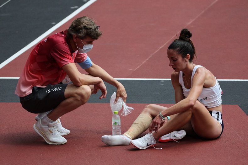 Corrió lesionada para cumplir el sueño de ser olímpica