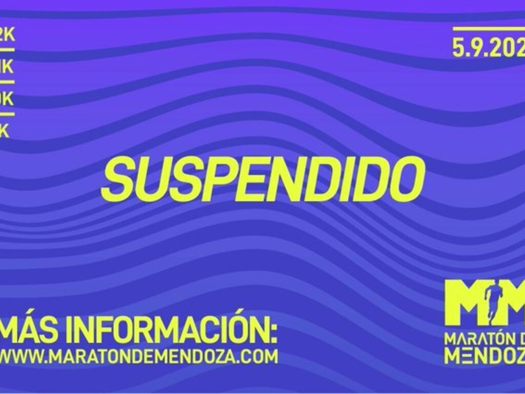 El Gobierno de Mendoza suspendió la maratón de Mendoza por la variante Delta