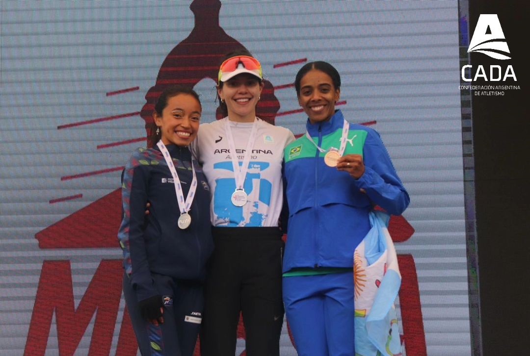 Fedra Luna Sambrán ganó los 5k en el Sudamericano de Ruta