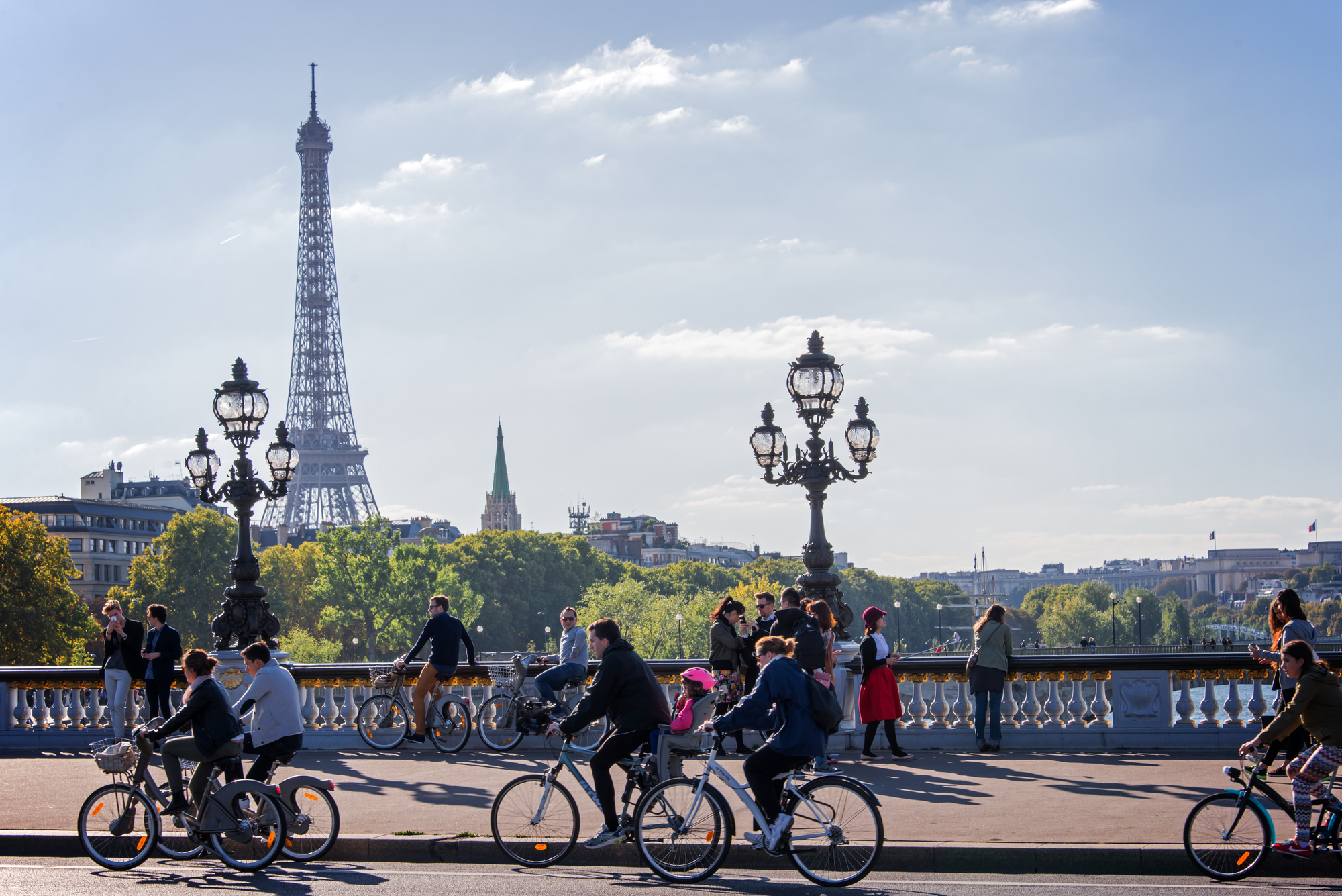 Las bicicletas superan al uso de los autos en París