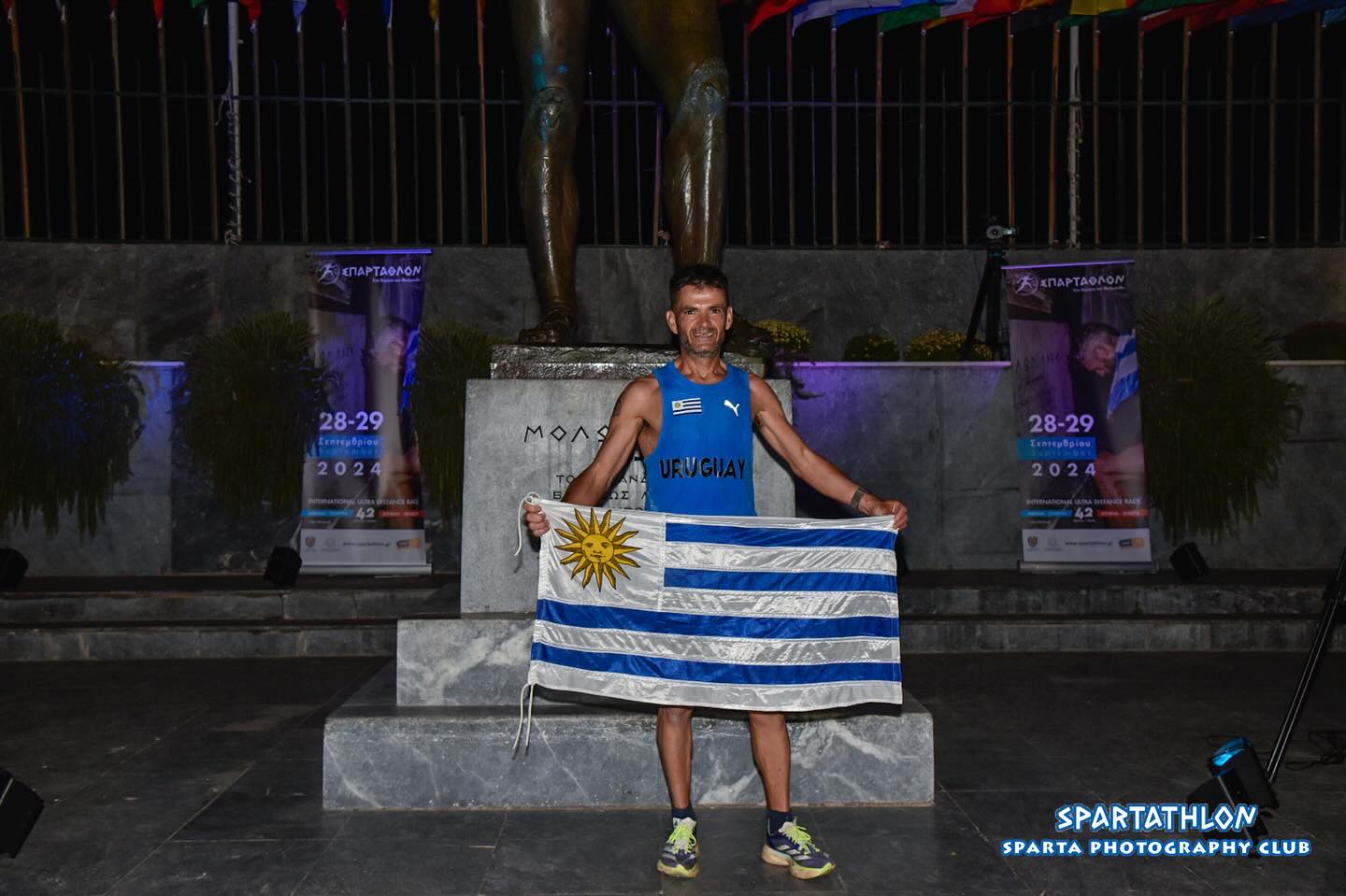 Spartathlon: El uruguayo Fernando Martínez se subió al podio