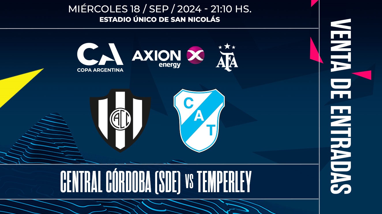 Copa Argentina: Venta de entradas para C.Córdoba y Temperley