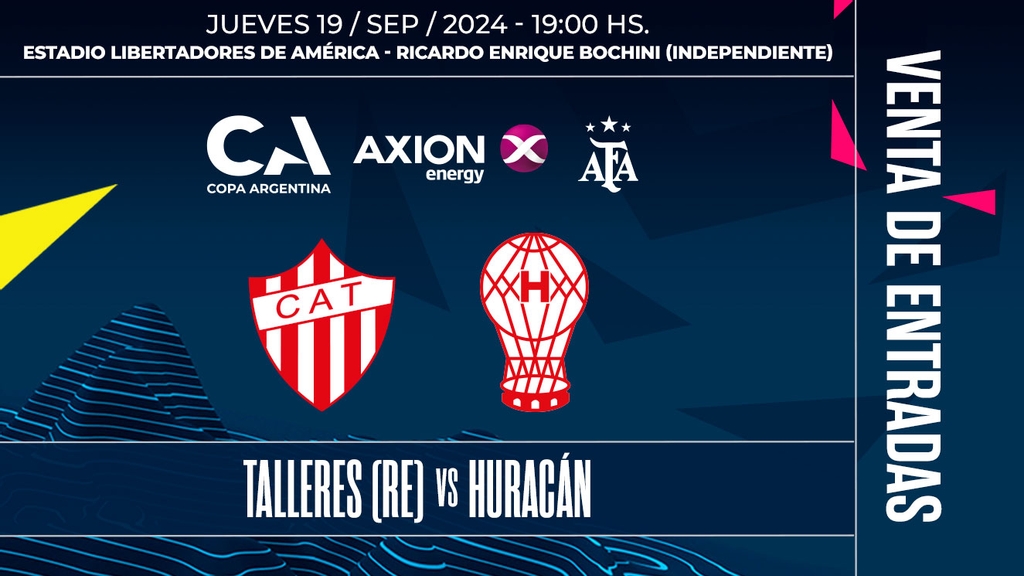 Copa Argentina: Se viene el choque entre Huracán y Talleres (RdE)