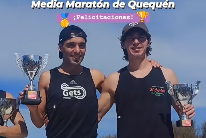 Media Maratón de Quequén: Federico Santibáñez y Yanina Tami se quedaron con los 21k