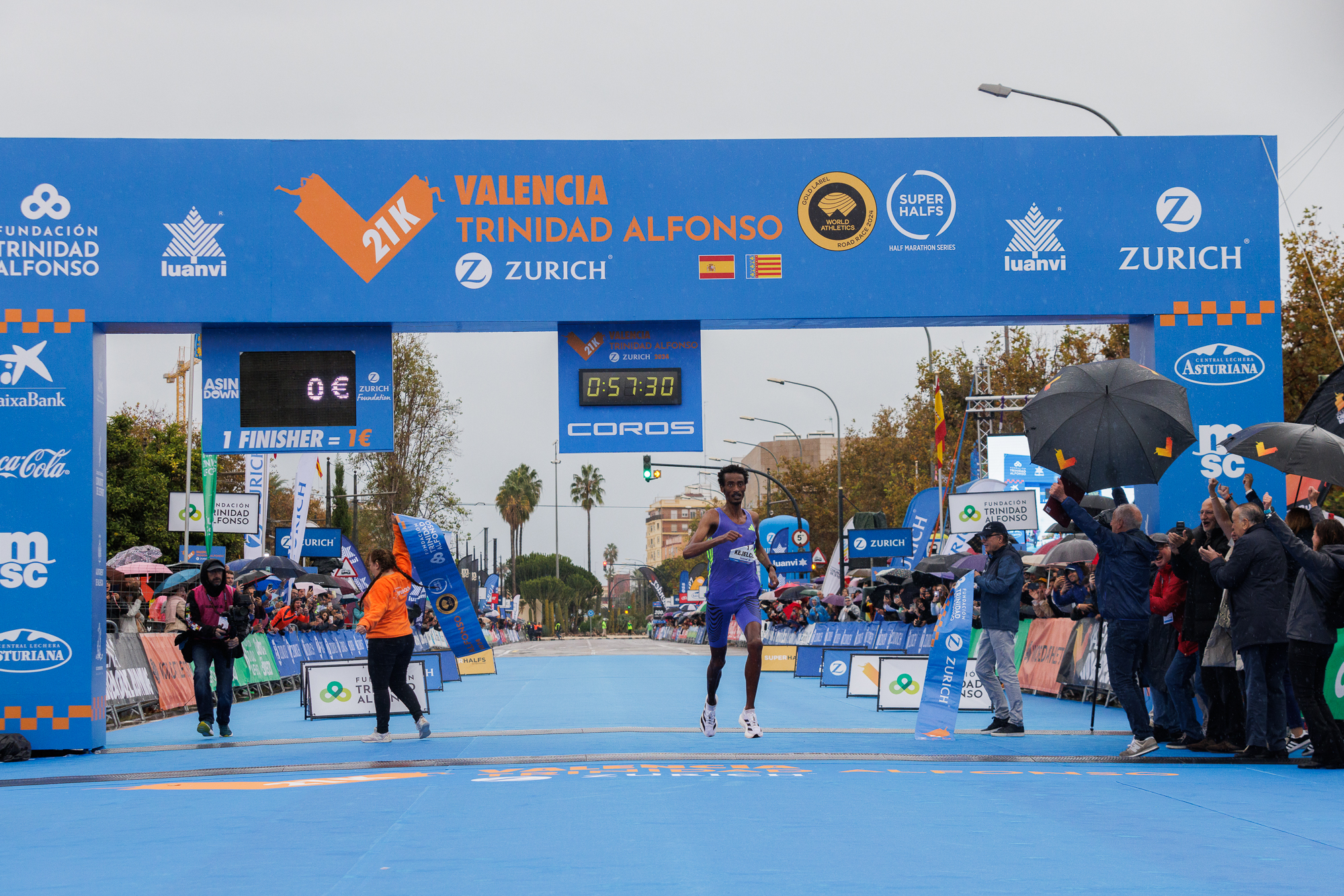 Récord del mundo en los 21k de Valencia