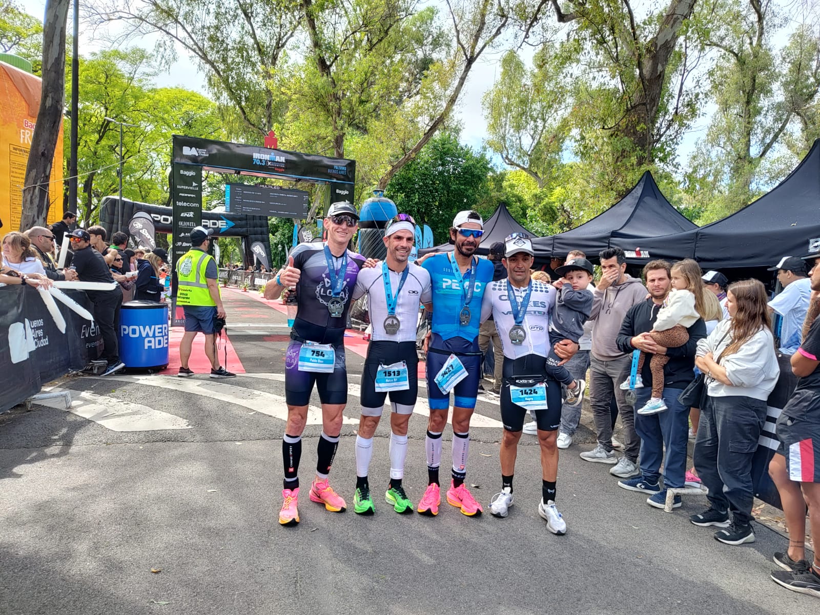 Ironman 70.3 Buenos Aires: Mateo Bustos y Pierángela Dezerega fueron los mejores