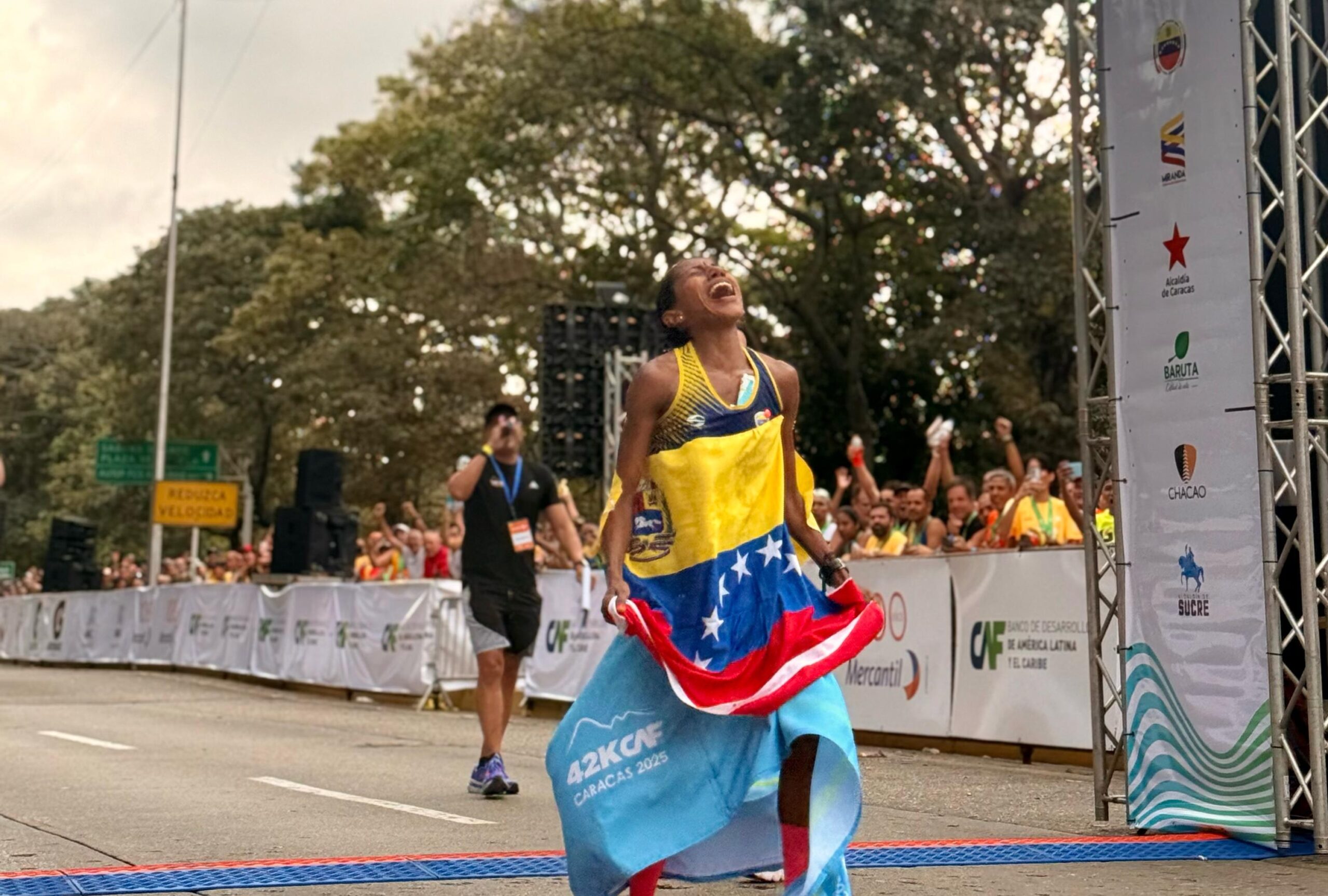 Maratón CAF: Magaly García le da el triunfo a Venezuela